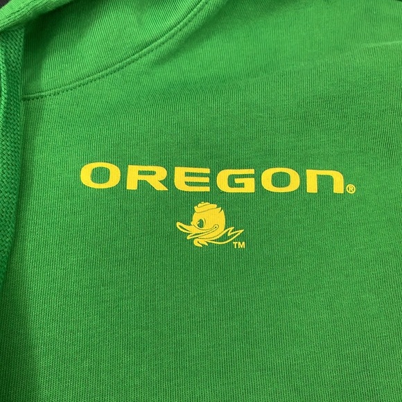 Men's Nike Green Oregon Ducks Vault SJY Club Cotton Hoodie Long Sleeve Shirt - Picture 7 of 16